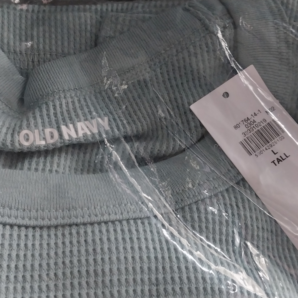 Old Navy - Waffle Knit Long Sleeve Tee, L - Picture 3 of 3